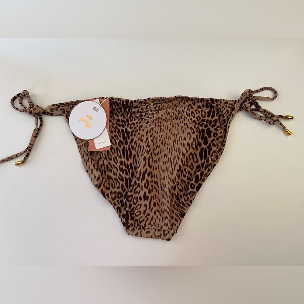 PQ Swim | NWT Tie Full Embellished Bikini Bottom - Picture 3 of 9